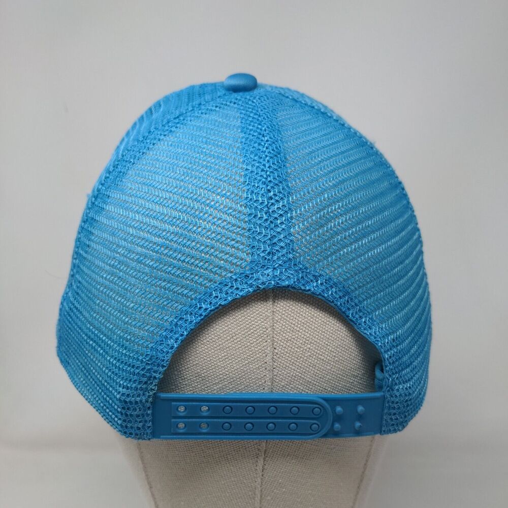 Bumble Bff Snapback Trucker Hat Blue One Size Adjustable Mesh Back Rope - Picture 5 of 7